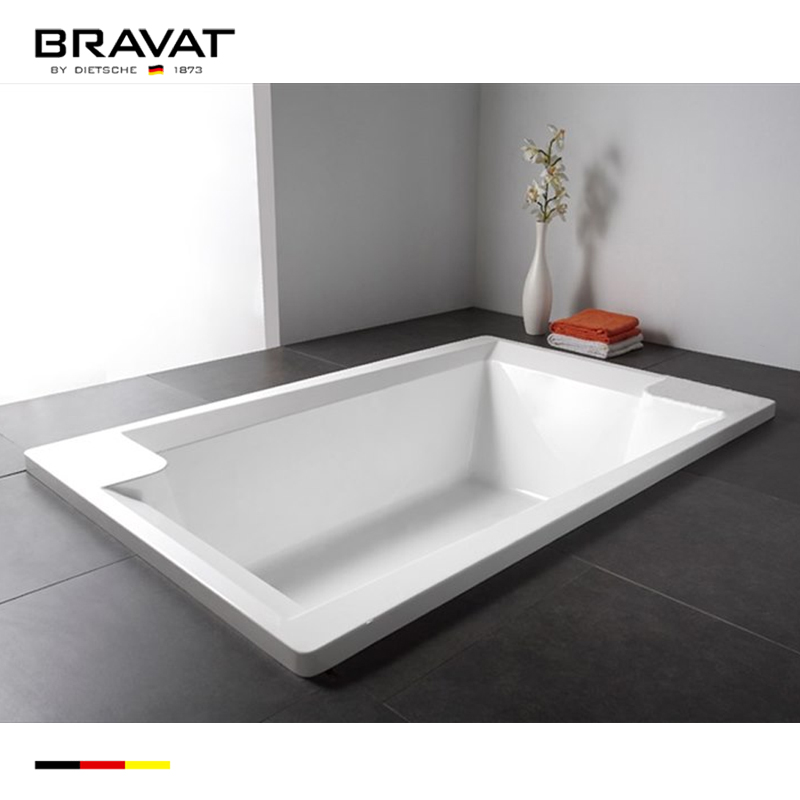 Bồn tắm âm massage Bravat B25904DW-2 (11900x1200x630 mm) - Image 5