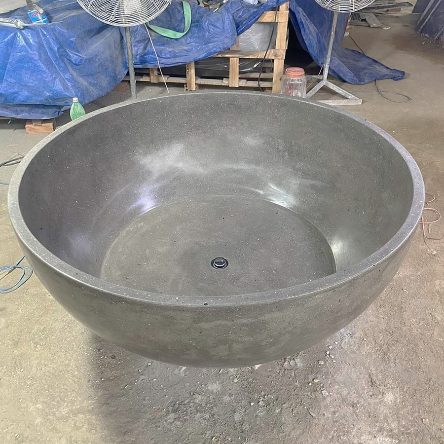 Bồn tắm bê tông xi măng nghệ thuật theo yêu cầu Miken MKB-1251BT - Image 5