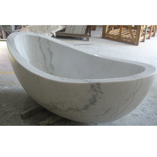 Bồn tắm đá nhân tạo marble nghệ thuật màu đen AL-BS8627 (Đặt hàng 7-25 ngày) - Image 4