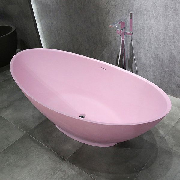 Bồn tắm đá nhân tạo màu đen nghệ thuật Miken KKR-003B (Đặt hàng 7-25 ngày) - Image 6