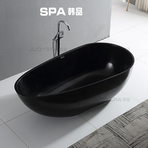 Bồn tắm đá nhân tạo màu trắng nghệ thuật Miken HY-TS6805 (1600x800x620mm) - Image 5