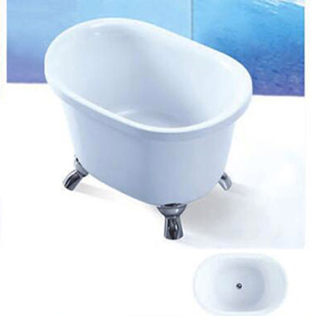 Bồn tắm đá nhân tạo solid surface nghệ thuật màu đen trắng Miken MK-6007B - Image 6