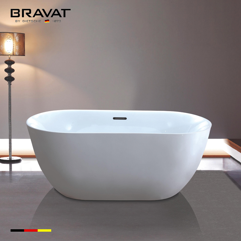 Bồn tắm đặt sàn Bravat B25513W (1700×750×610 mm) - Image 6