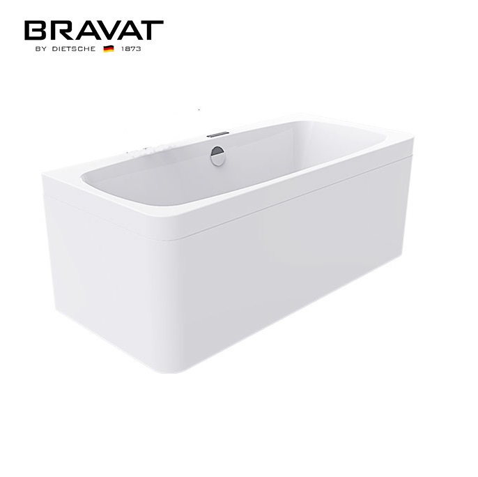 Bồn tắm đặt sàn Bravat B25824TW-3W (1750x800x765 mm) - Image 6