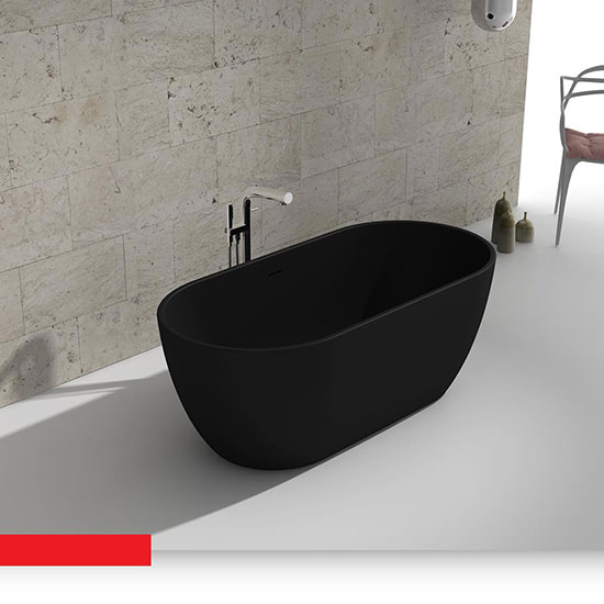 Bồn tắm đặt sàn đá nhân tạo Euroking EU-65185 (1800x800x540mm) - Image 5