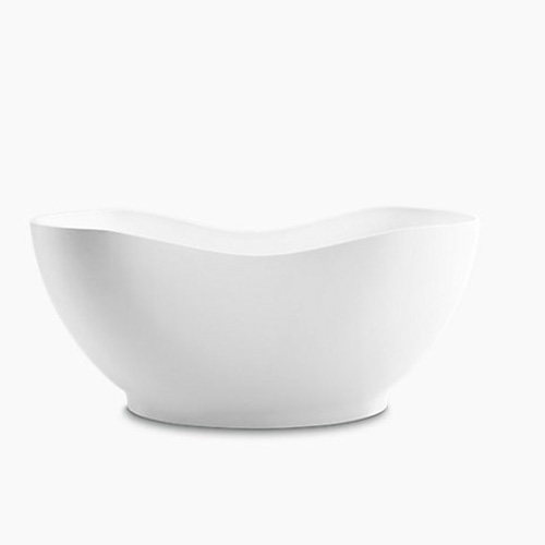 Bồn tắm đặt sàn gang tráng men 1.8m Kohler Volute K-99718T-GR-0 (1800x800x540mm) - Image 3