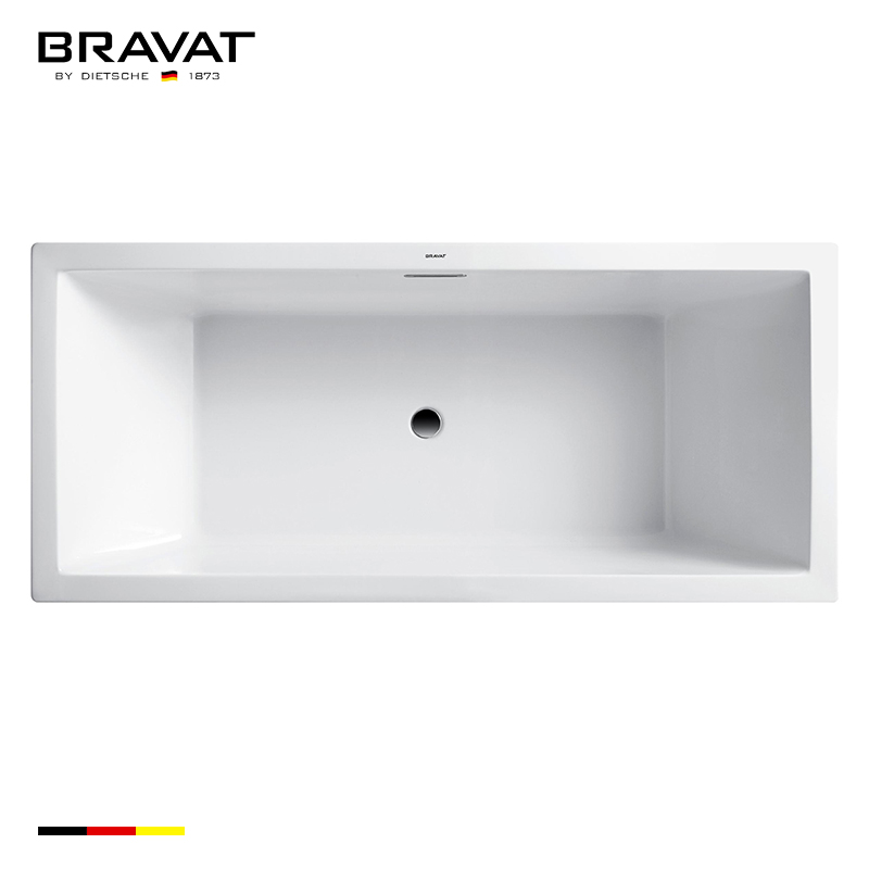 Bồn tắm đặt sàn massage Bravat B25647TW-3W (1600x1600x620mm) - Image 3