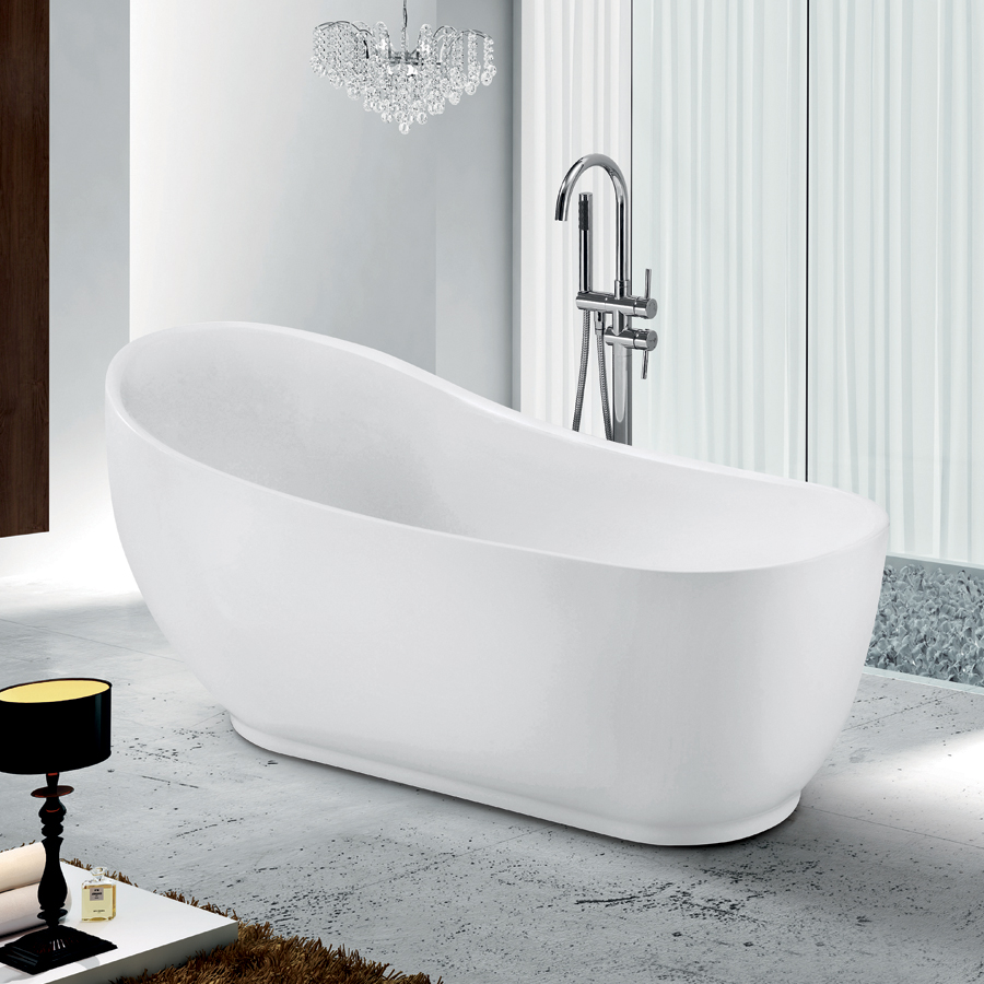 Bồn tắm đặt sàn Nofer NG-1893 (700*830*555 mm) - Image 5