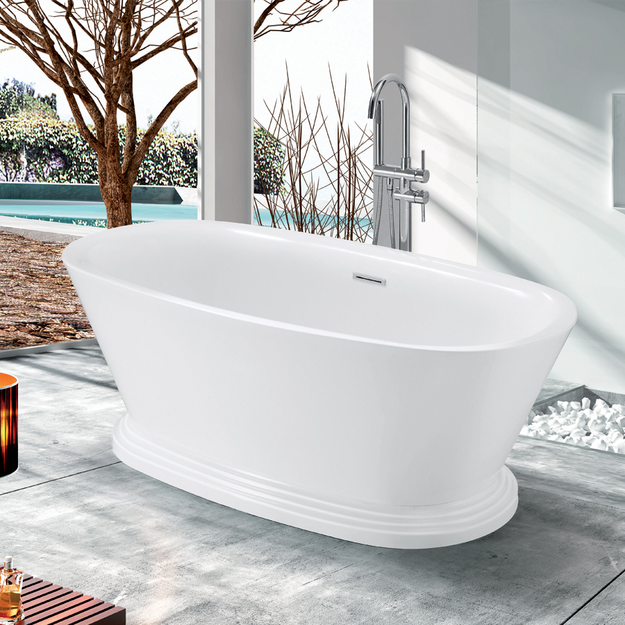 Bồn tắm đặt sàn Nofer NG-1893 (700*830*555 mm) - Image 6