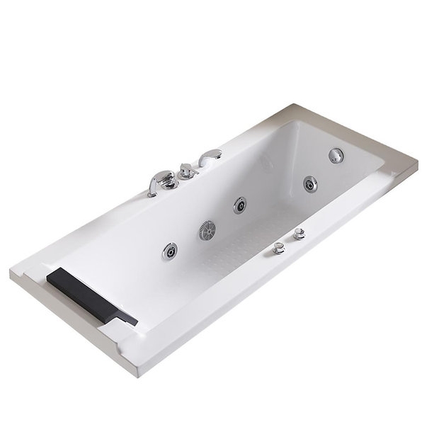 Bồn tắm đặt sàn sục khí Clara CBT-122 (1700x783x600 mm) - Image 6