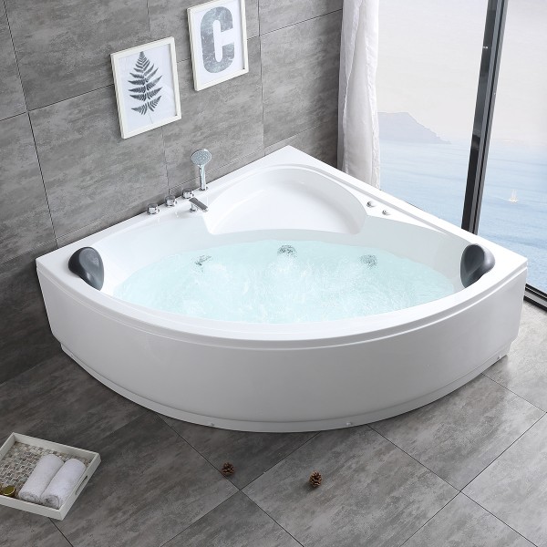 Bồn tắm đôi xây Massage sục khí Govern JS-921 (( Massage-sục khí-1850x1500x720mm) - Image 4