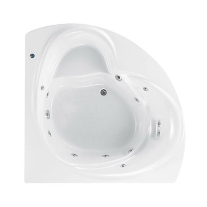 Bồn tắm góc Spa sục khí American 7270100-WT