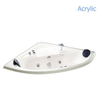 Bồn tắm góc xây massage Micio PM-140 (Có chân-Không yếm -ngọc trai-1400x1400x450mm) - Image 4