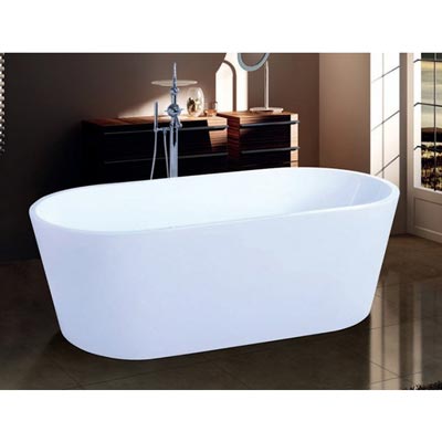 Bồn tắm hình tròn nghệ thuật màu đen Miken 5013B (1350x1350x580mm - Đặt hàng 15-20 ngày) - Image 5