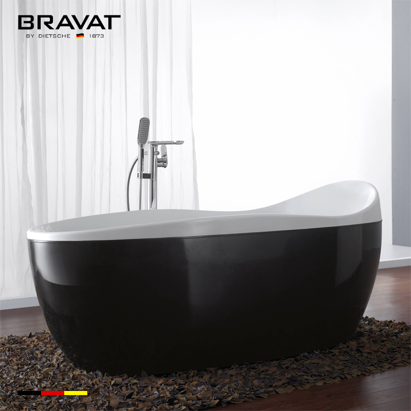 Bồn tắm massage âm Bravat B25001DW-4 (2120x1300x610mm) - Image 5