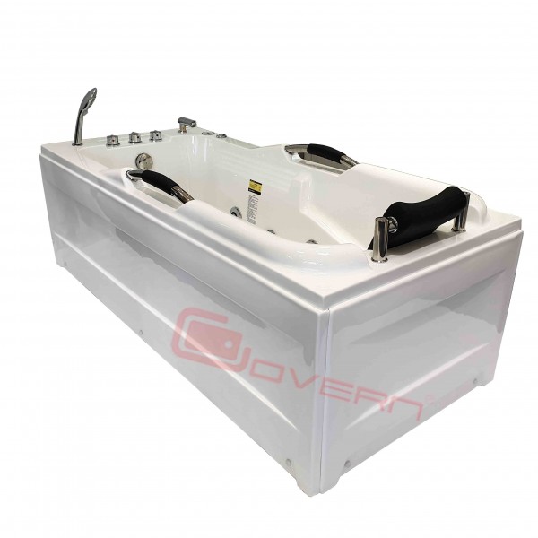 Bồn tắm Massage đặt góc Govern JS-8099 (Sục khí, đổi màu-1500x1500x580mm) - Image 5