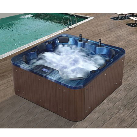 Bồn tắm massage đặt sàn độc lập Miken MKB-8306B-170 (1,7m - Sục thủy lực, sục khí, đèn Led) - Image 3