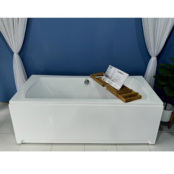 Bồn tắm massage đặt sàn hình elip SAWO SW4816 (Acrylic-1605x780x590mm) - Image 5