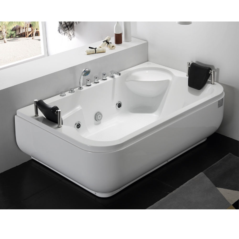 Bồn tắm massage đèn led đổi màu GEMY G9028 (Sục masage, đèn led-1290x1290x640mm) - Image 6