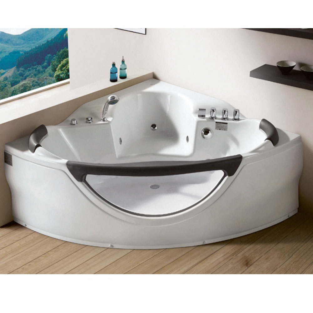 Bồn tắm massage đèn led đổi màu GEMY G9072-2 (Sục masage, đèn led-1710x920x770mm) - Image 3