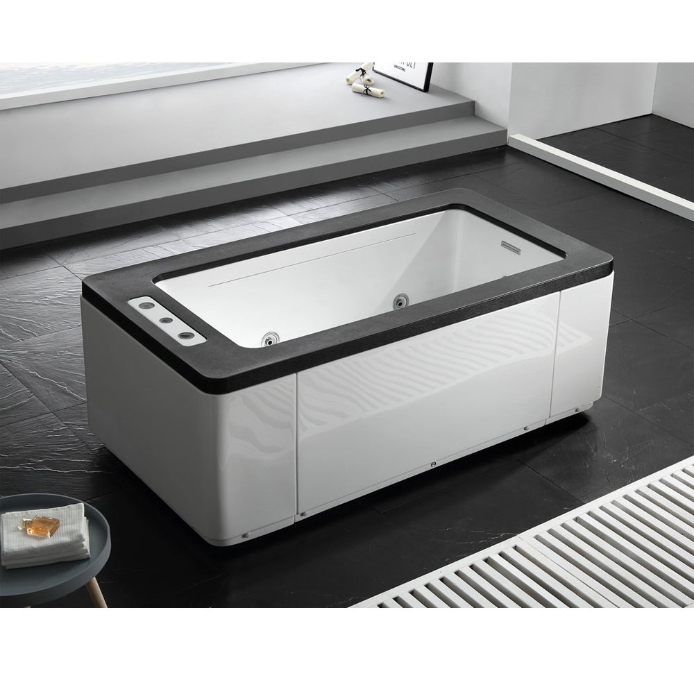 Bồn tắm massage đèn led đổi màu GEMY G9220 (Sục massage, đèn led-1600x840x550mm) - Image 5