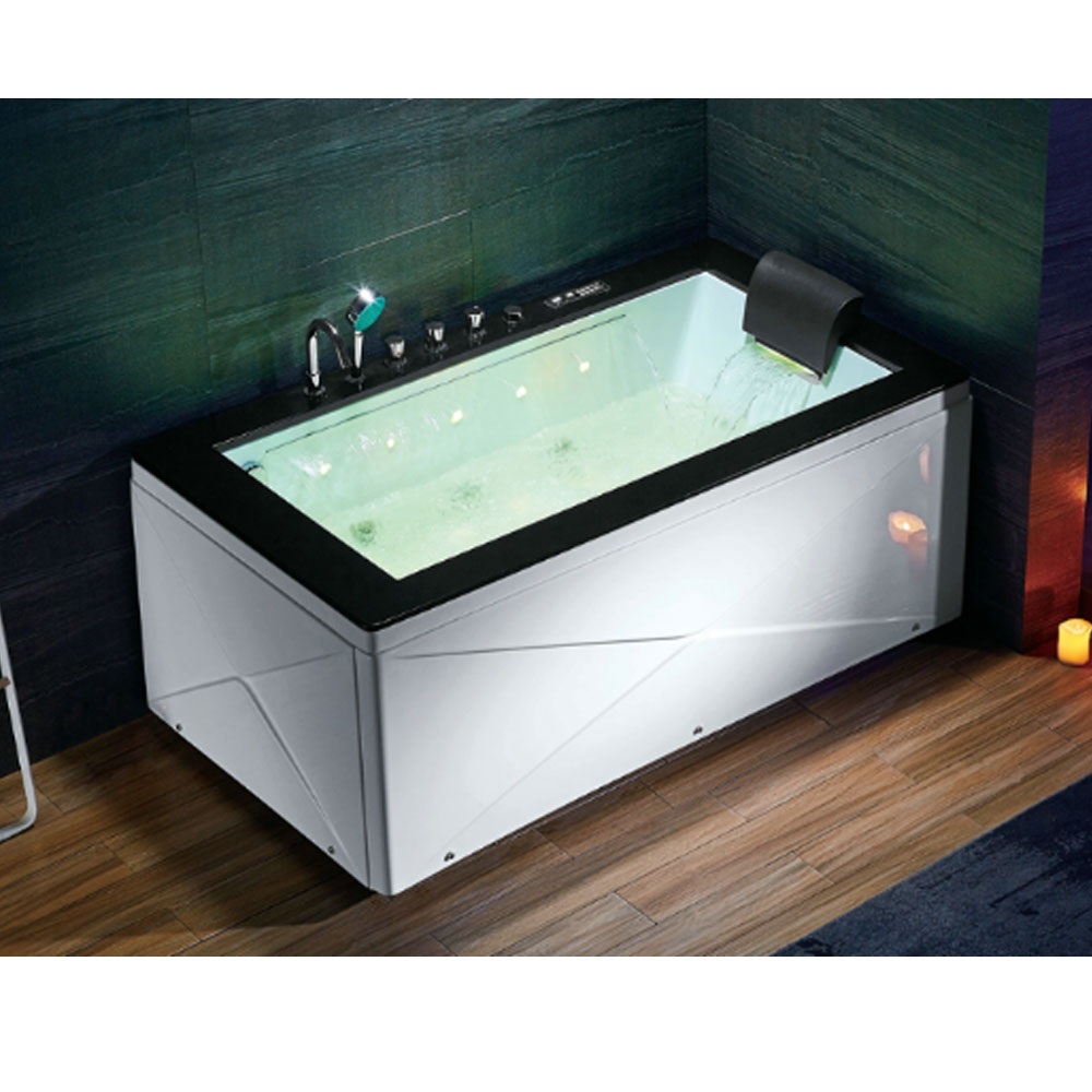 Bồn tắm massage đèn led GEMY G9010-1.5 (Sục Massage, đèn led-1520x830x640mm) - Image 3