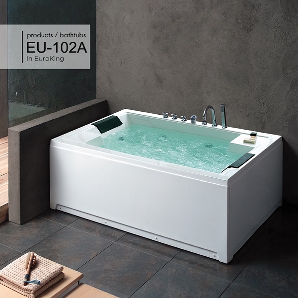 Bồn tắm massage Euroking EU-1101A (1800x900x620mm) - Image 5