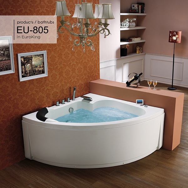 Bồn tắm massage Euroking EU-1102A (1850x1300x620) - Image 4
