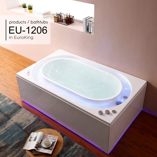 Bồn tắm massage Euroking EU-1109B (2000x1200x620) - Image 5