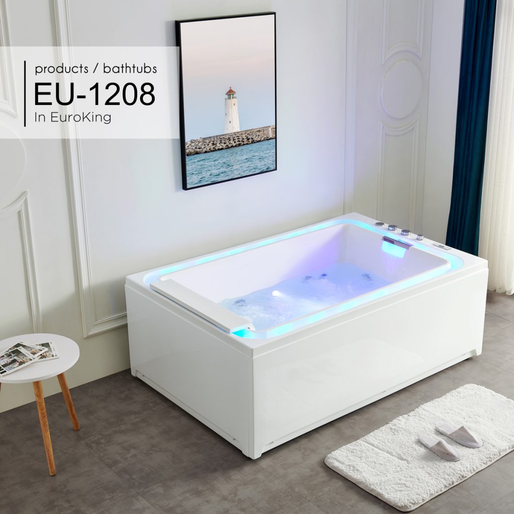 Bồn tắm massage Euroking EU-1303 (1550x800x620mm) - Image 3