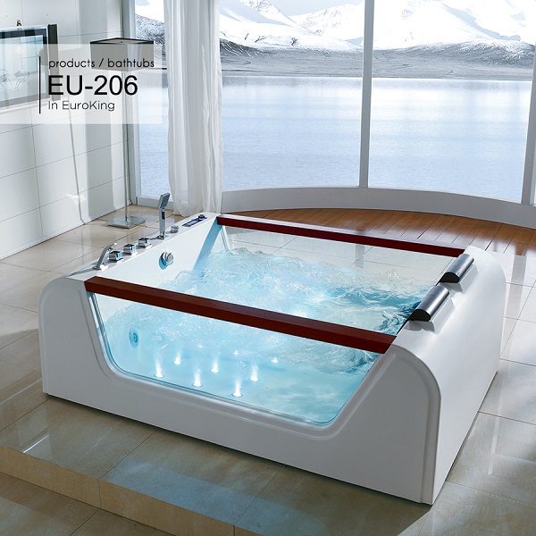 Bồn tắm massage Euroking EU-6140 (1800x1100x550mm) - Image 3