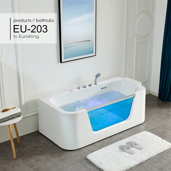 Bồn tắm massage Euroking EU-6140 (1800x1100x550mm) - Image 4