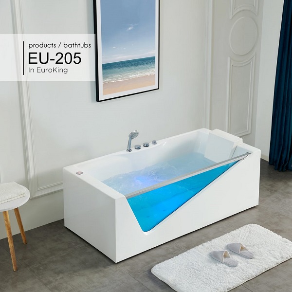 Bồn tắm massage góc Euroking EU-202 (1490*1490*600 mm) - Image 3