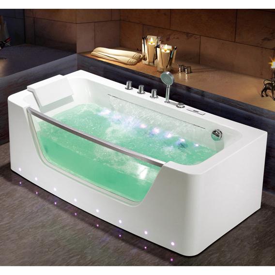 Bồn tắm massage Govern JS-6209 New (Sục khí, đèn đổi màu, 1700x790x700) - Image 3