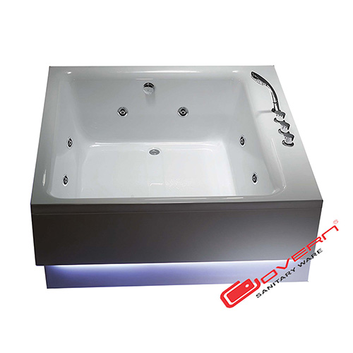 Bồn tắm Massage Govern JS-8112P (Ngọc trai, Sục khí, 1600x800x700 mm) - Image 3