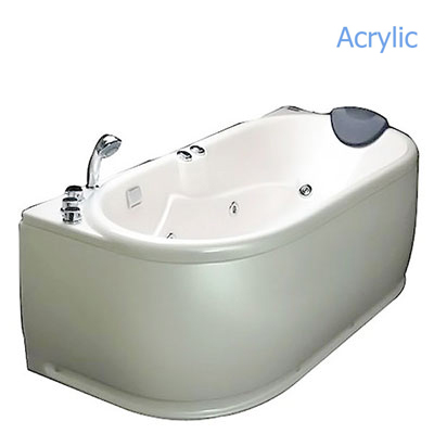 Bồn tắm massage Micio WM-160L (Acrylic -Yếm trái-1600x800x600 mm)