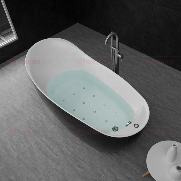 Bồn tắm massage Miken MKB-6204W (Sục thủy lực, Sục khí, đèn đổi màu, 1700x800x600) - Image 4