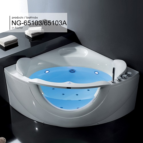 Bồn tắm massage Nofer NF-E301 (Acrylic-1700x1300x630mm) - Image 3