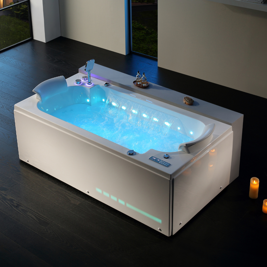 Bồn tắm massage Nofer NG-0829 (Acrylic-1900x900x700mm) - Image 4