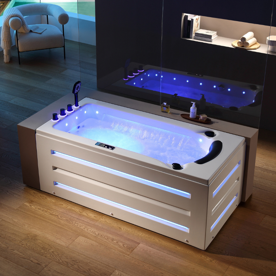 Bồn tắm massage Nofer NG-1678D (1800x950x680) - Image 3