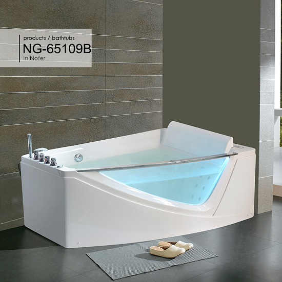 Bồn tắm massage Nofer NG-1787D (Acrylic-1700x800x580mm) - Image 5