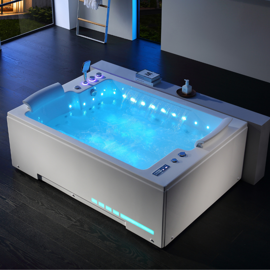 Bồn tắm massage Nofer NG-62118M-LUX (Acrylic-1400*1400*580 mm) - Image 5