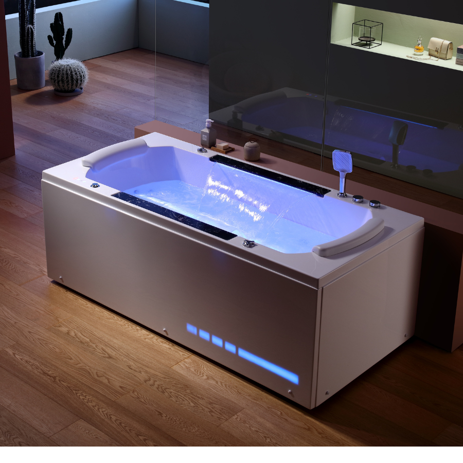 Bồn tắm massage Nofer NG-65103 (sục khí-1400*1400*630 mm) - Image 5