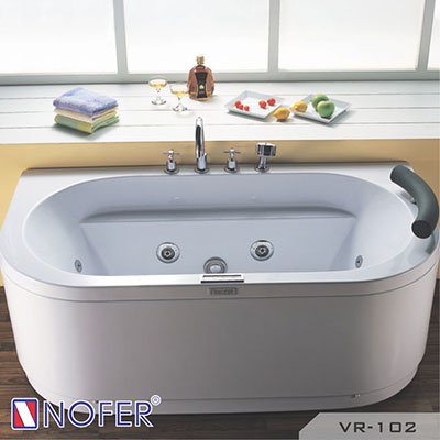 Bồn tắm massage Nofer NL-601 MS (1750x750x650) - Image 4