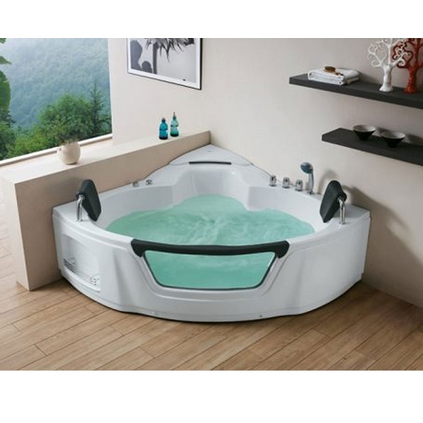 Bồn tắm massage sục khí đèn led, điều khiển cảm ứng GEMY G9267-II (Sục masage, sục khí, đèn led-2200x2200x760mm) - Image 5