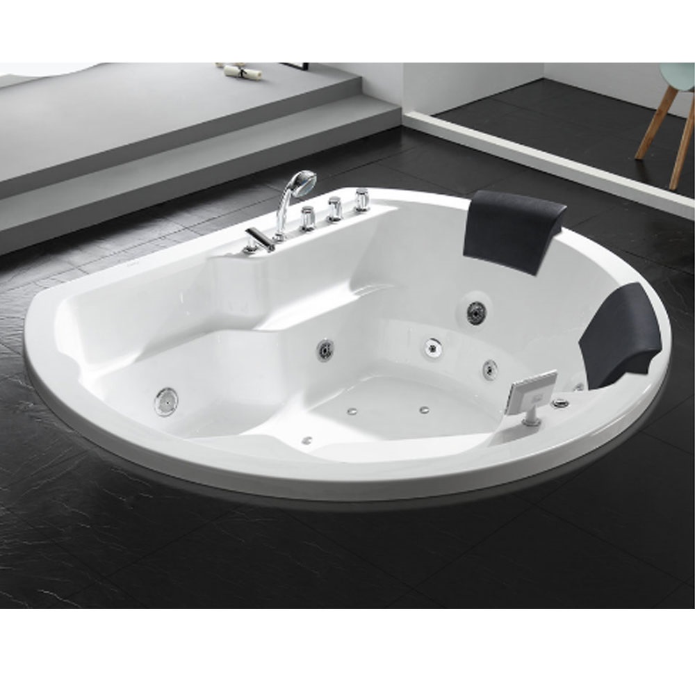 Bồn tắm massage sục khí đèn led, điều khiển cảm ứng GEMY G9268 (Sục masage, sục khí, đèn led-1860x1520x720mm) - Image 3
