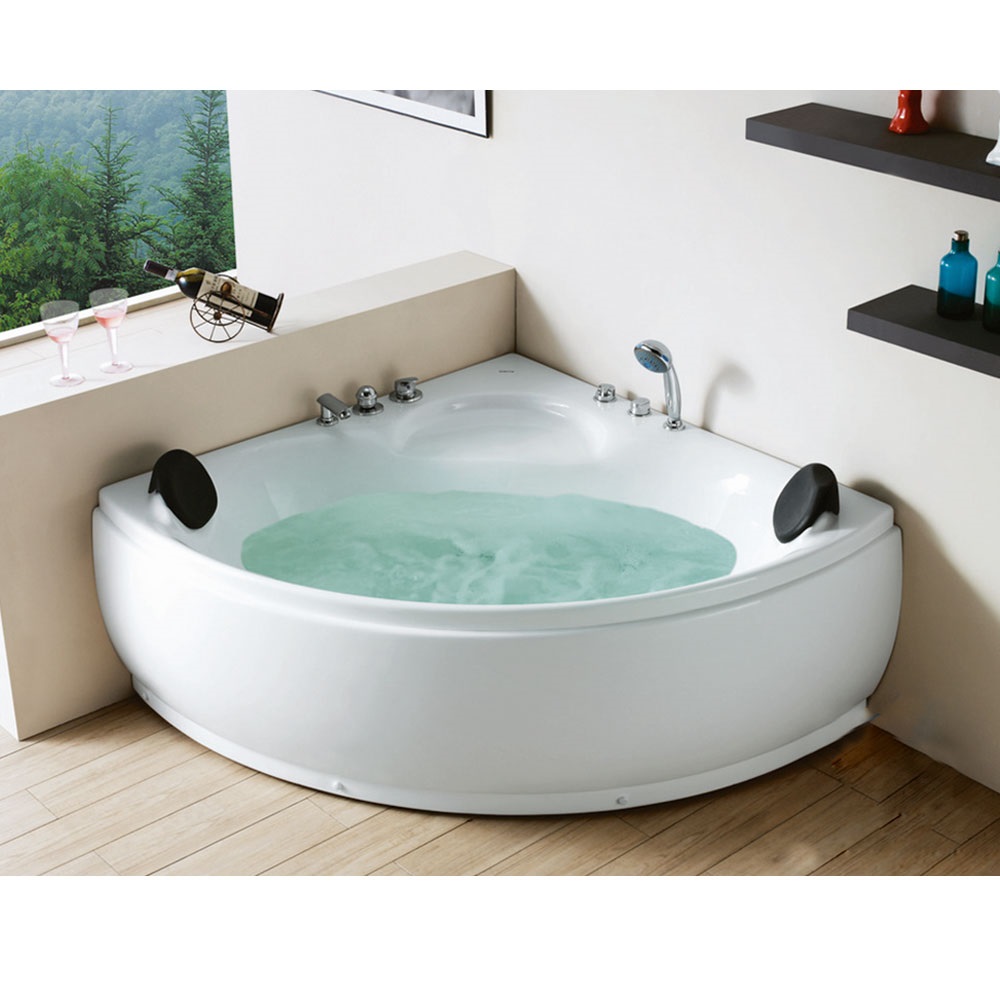Bồn tắm massage sục khí đèn led, điều khiển cảm ứng GEMY G9268 (Sục masage, sục khí, đèn led-1860x1520x720mm) - Image 4