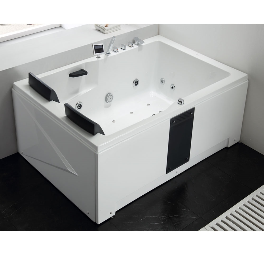 Bồn tắm massage sục khí đèn led đổi màu GEMY G9061 (Sục masage, sục khí, đèn led-1815x1215x700mm)