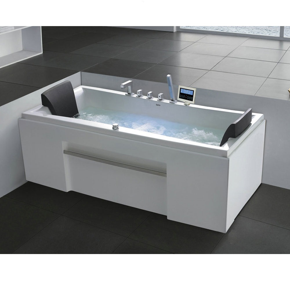 Bồn tắm massage sục khí đèn led đổi màu GEMY G9076 (Sục masage, sục khí, đèn led-1770x810x600mm)