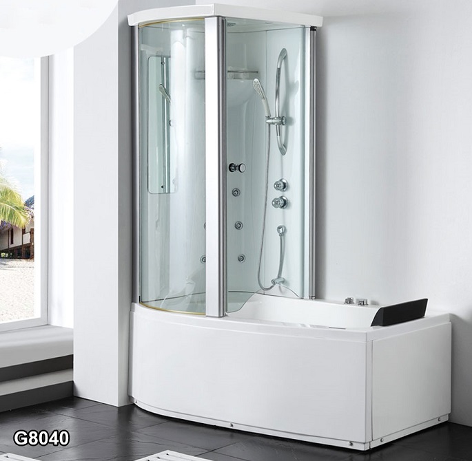 Bồn tắm massage sục khí đèn led đổi màu GEMY G9079 (Sục khí, đèn led-2000x1050x600mm) - Image 4